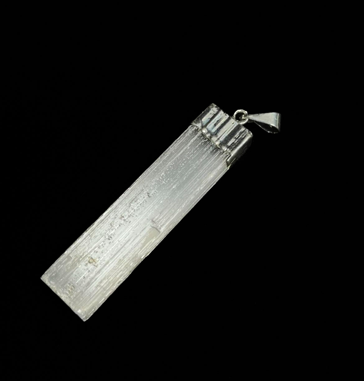 Selenite Crystal Pendant